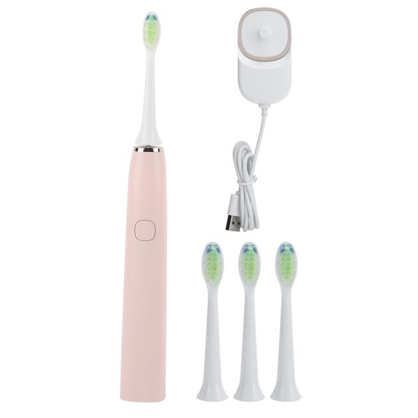 Ultrasonic Toothbrush Pink Usb Charging 5 Modes image