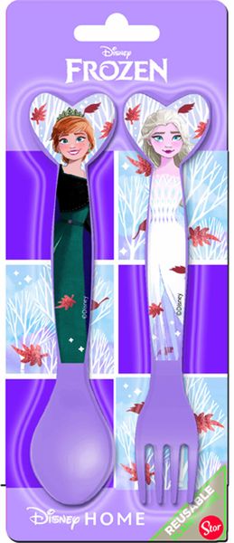 Frozen Autumn Leaves 2 Pieces Pp Cutlery Set