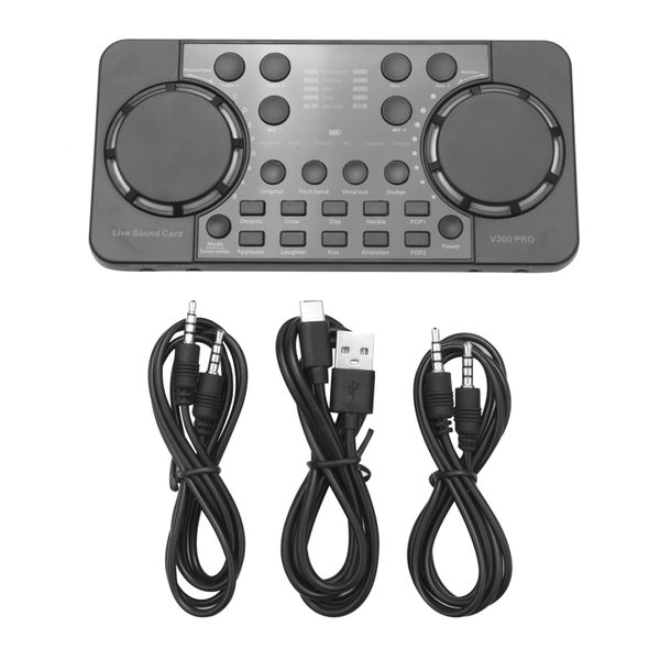 V300 PRO Sound Card 10 Sound Effects Bluetooth Noise Reduction Audio