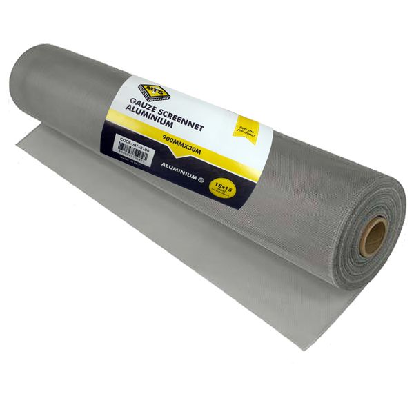 MTS Gauze Screen Net Aluminium 0,9 30m Natural