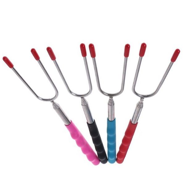 Camping Telescopic Extendable Marshmallow Roasting S'mores Sticks Set Of 4