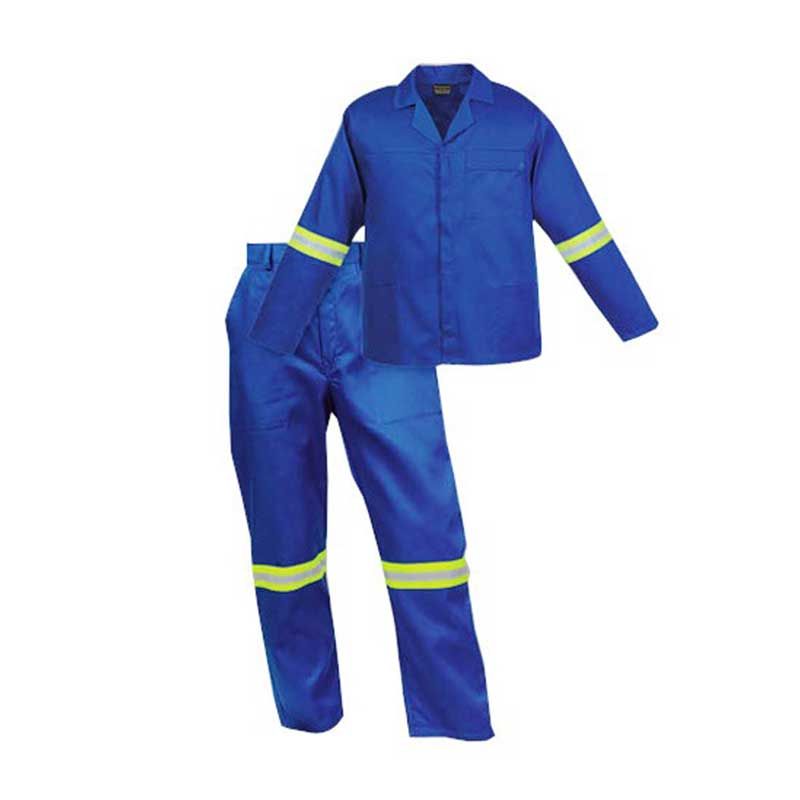 RIGGER Continental Suite 2 Piece Poly Cotton Reflective Tape Royal Blue ...