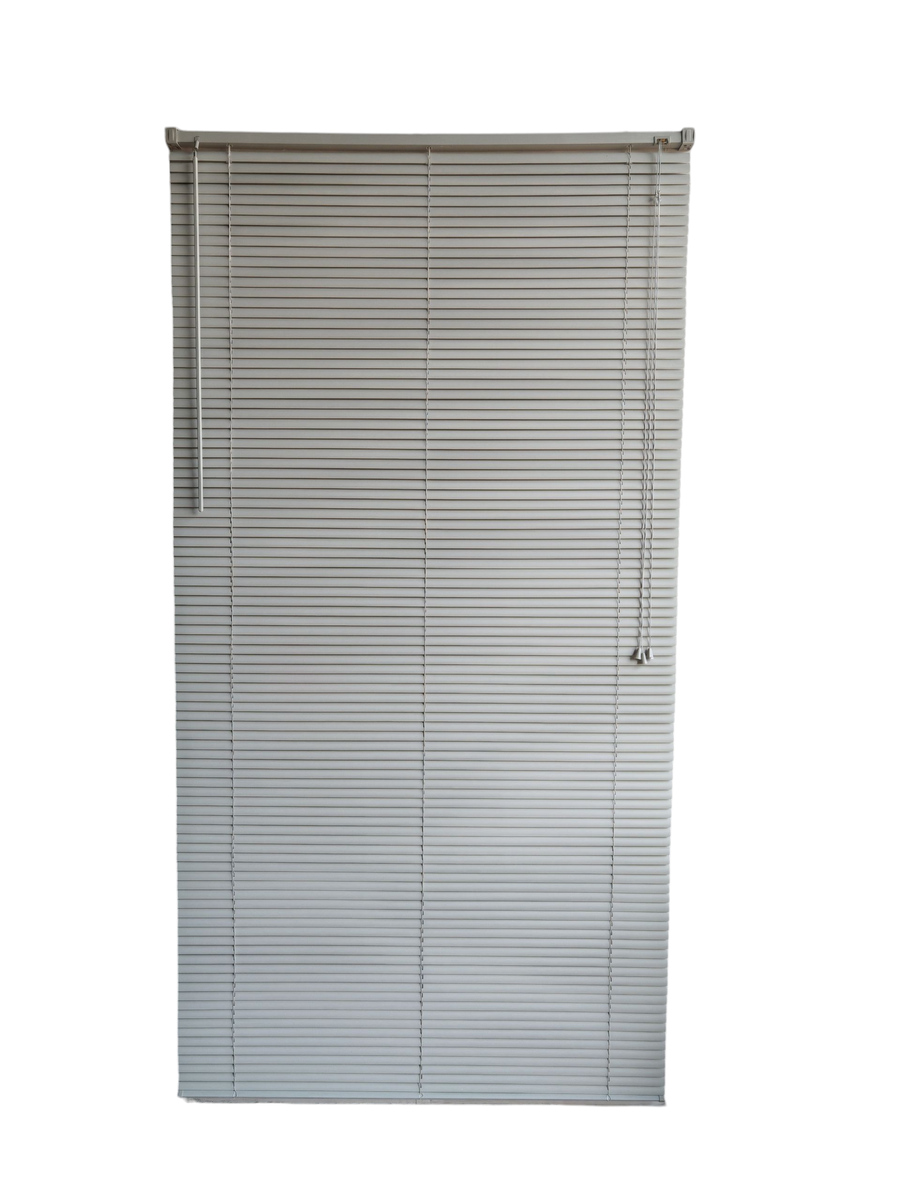 PVC Venetian Blind Smoke full length for doors 110W x 210L | Shop