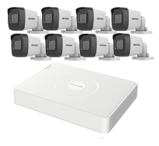 Hikvision | 16CH DVR + 8 x Bullet Cameras | SBR Bundle