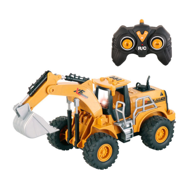 SamMag Biz RC Remote Controlled Construction Excavator with LED Lights