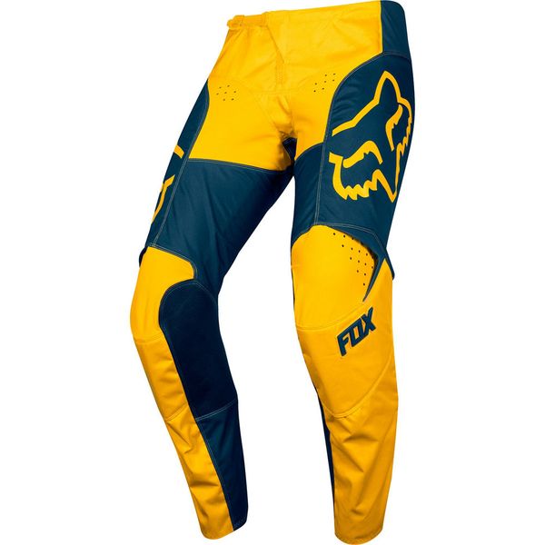 Fox 180 Przm Navy/Yellow Pants
