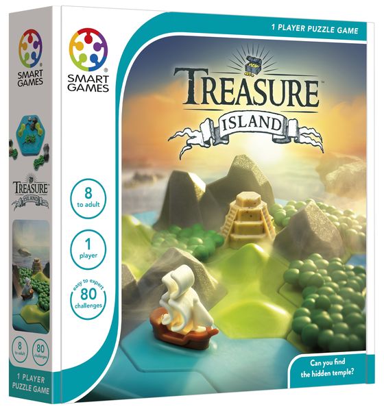 Smart Games Treasure Island Logic Strategy Game - Ages 8 years and older