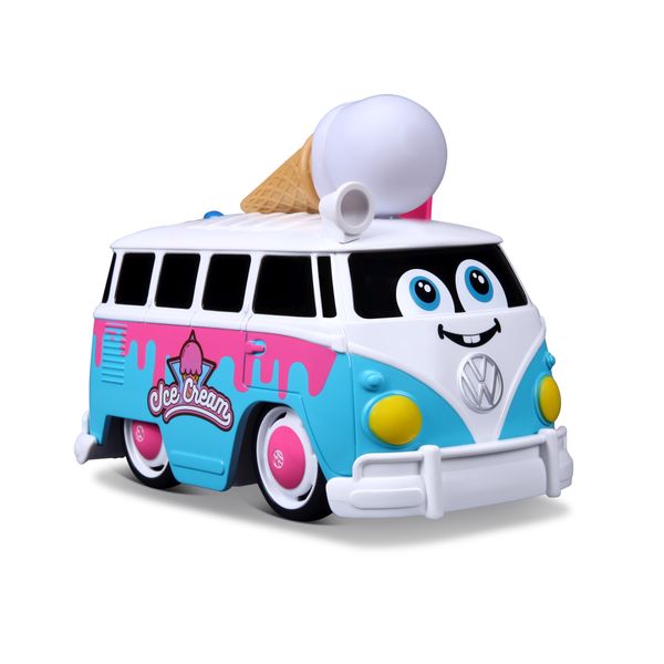 BB Junior Magic Ice Cream Bus - VW Samba with 6 Coins (21cm)