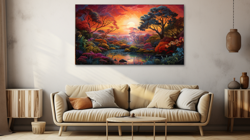 Canvas Wall Art - Bushland Dreamscape Abstract - HD0075