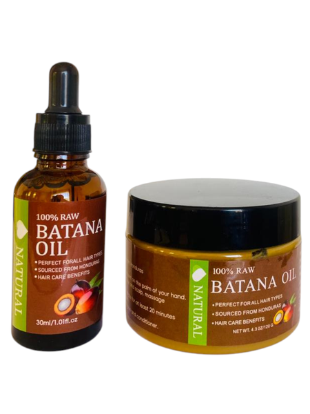 2-Pack 100% Pure Honduran Batana Oil + Batana Essential Oil