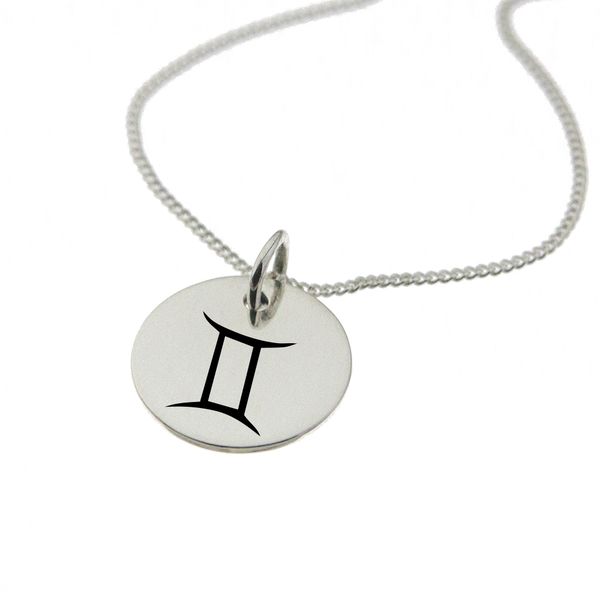 Gemini Star Sign Necklace 15mm