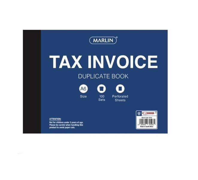 A6 Tax Invoice Duplicate Book (pack of 5)