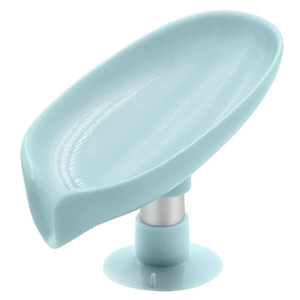 Soap Dish Holder Wall-mounted Holder - Black