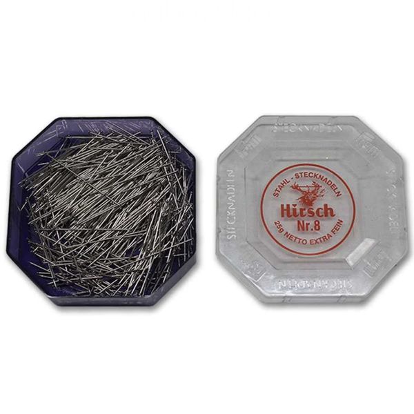 Prym Straight Pins No. 8 Silver Col 0.60 x 34 mm