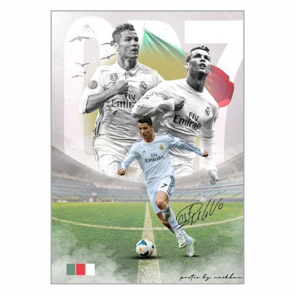 Cristiano Ronaldo 7 Real Madrid Poster - A1