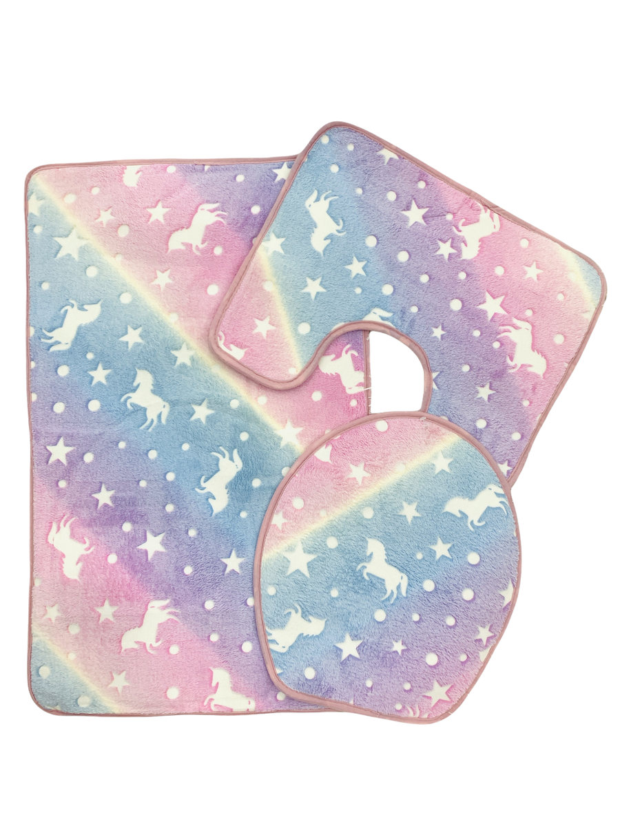 Bathroom 3 Piece Set Rainbow Unicorn | Shop Today. Get it Tomorrow! | takealot.com
