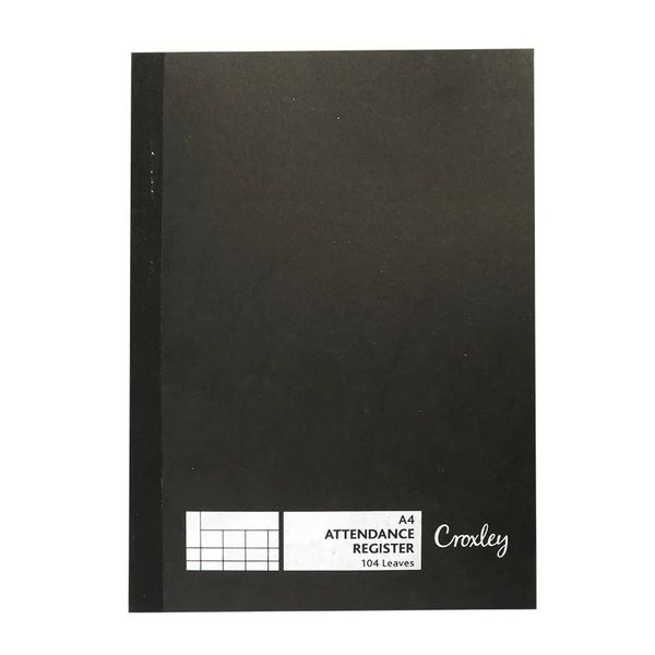 Croxley Attendance Register Quad &amp; Ruled A4 104 pages JD285