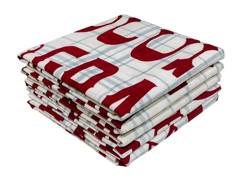 Multipurpose ,Easy clean, Absorbent Kitchen Towel (5Piece) - Design 2609