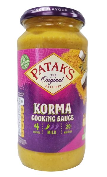 Pataks Korma Cooking Sauce 450g
