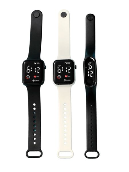 Sport Digital Watch 3Pcs Kids Water Resistant Electronic Watch Set