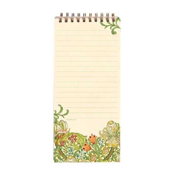 Magnetic Shopping List Pad Golden Lily