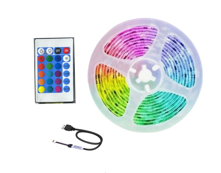 Trade Kite RGB LED Light Strip with Remote Control - 5M