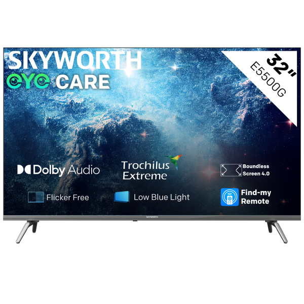 Skyworth 32" E5500G HD Google Smart TV with Google Assistant