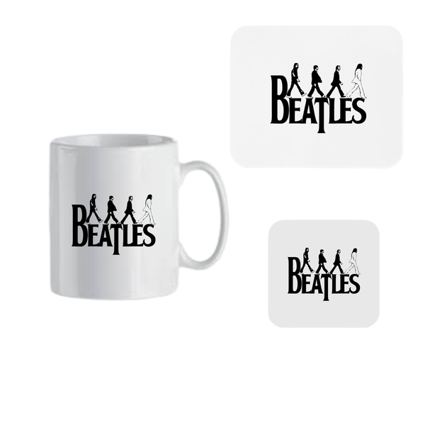 Mug - Coaster and Mouse Pad Combo - The Beatles