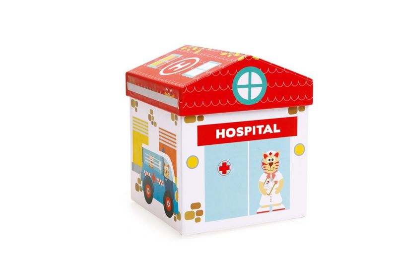 Scratch Europe Play Box Hospital 2-In-1