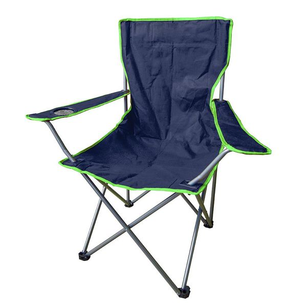 Foldable Outdoor Camping Chair - Portable, Durable, with Cup Holder