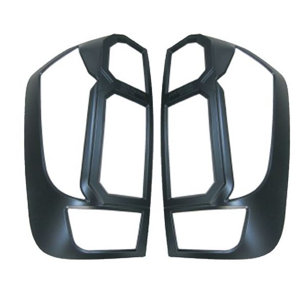 Nissan Navara Matte Black Tail Light Trims Model 2017