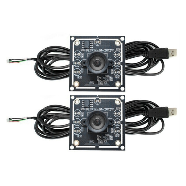 2PCS 100 Degree Camera Module 1MP OV9732 1280X720 USB