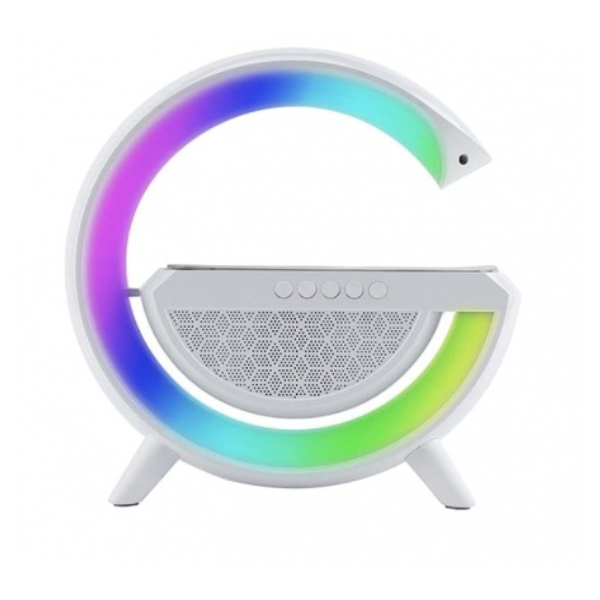 LED Lights Smart Speaker with Wireless Charger - High Quality Sound