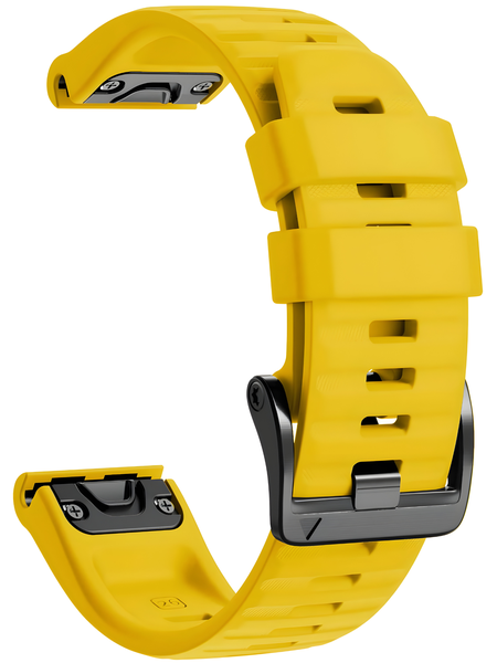 Silicone Band Compatible for Garmin Fenix 8 (51mm) - Yellow