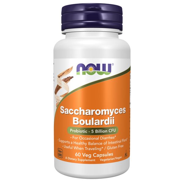 NOW Foods Saccharomyces Boulardii [60 Caps]