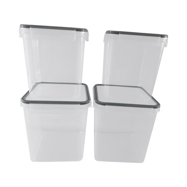 Melzware - 4 Piece Large Airtight Food Storage Container Set