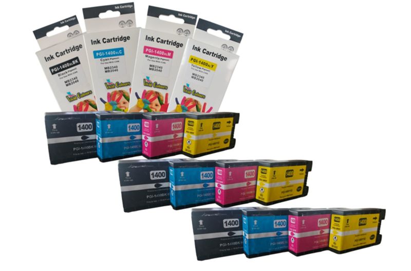 Vivid Colours Compatible with Canon PGI-1400XL /1400/PGI1400 Multi X 3 Sets