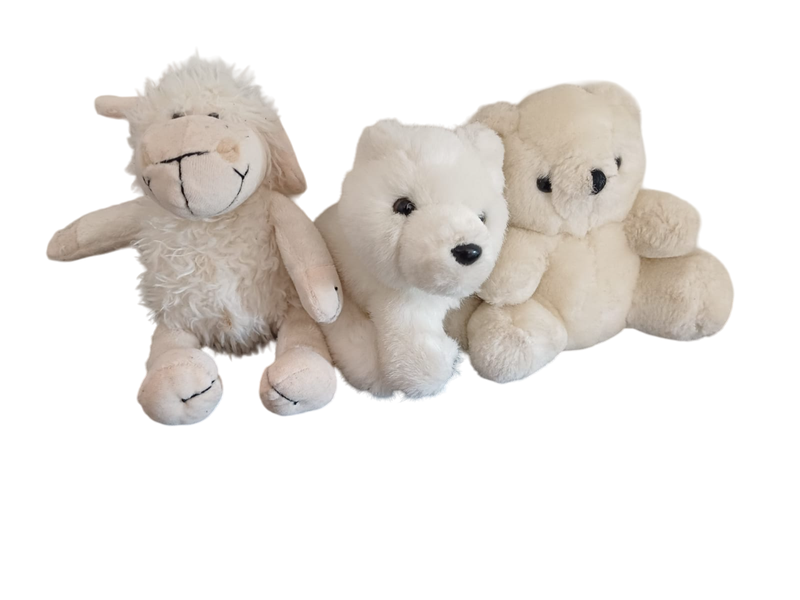 3 Pack Cream Teddy Bear Pack
