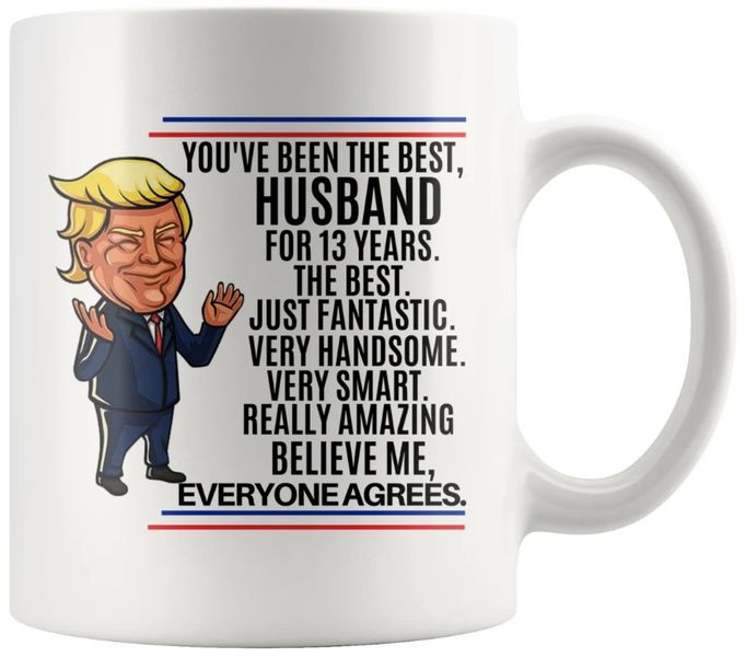 13th Anniversary You've Been The Best Husband For 13 Years Gift Coffee Mug