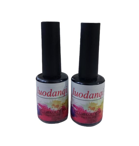 Luodanqi- Nail Art Splash Color Ink 15ml- Pack Of 2