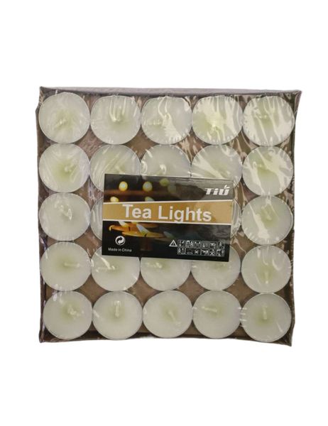 White Wax Cm Fresh Candle - 50 Piece
