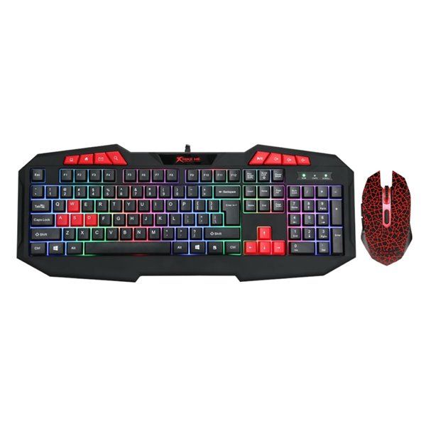 Xtrike Me Gaming Keyboard &amp; Mouse Combo with LED Backlighting MK-880KIT