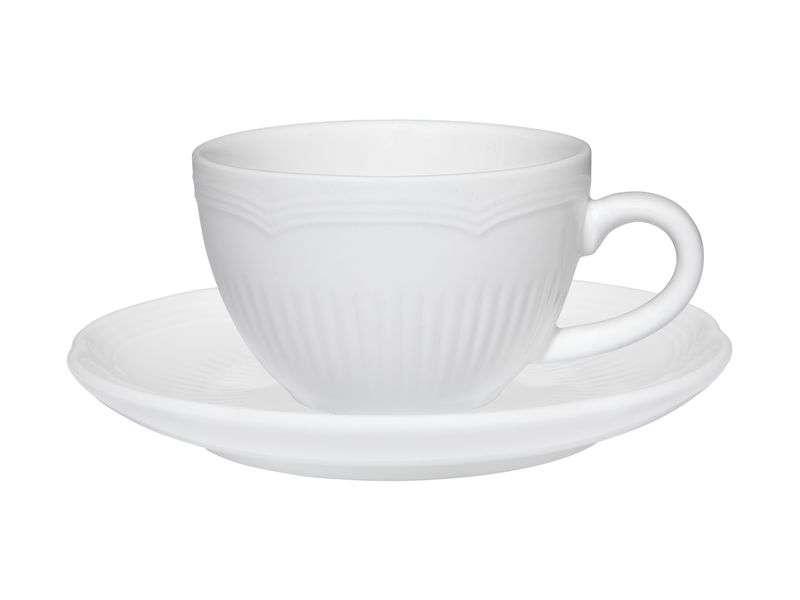 Maxwell and Williams Rococo Espresso Cup &amp; Saucer 90ml - Set of 4