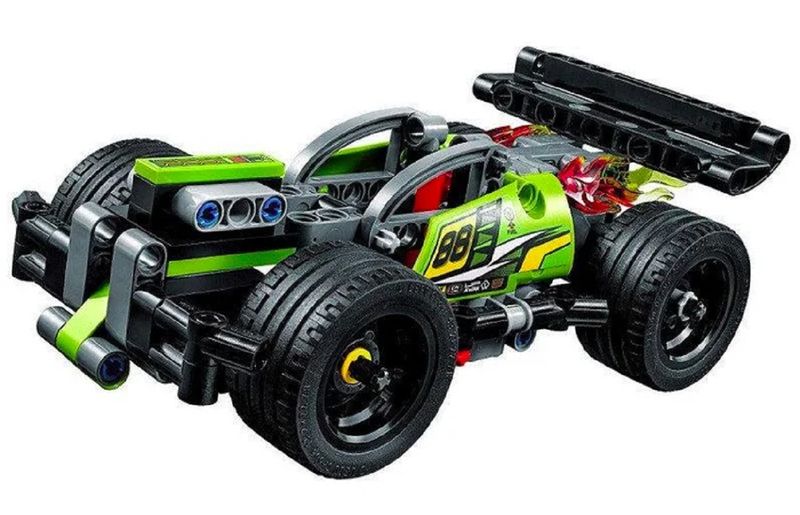 Decool Police Green Shadow Bash with Authentic Pullback Action - 135 Piece