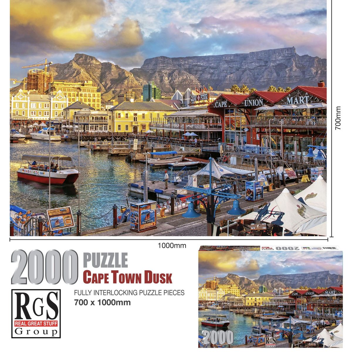 RGS Group Table Mountain Dusk 2000 Piece Jigsaw Puzzle | Shop