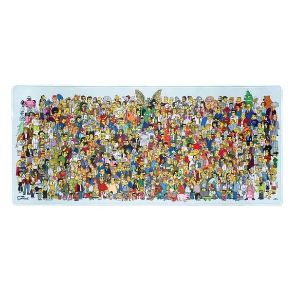 The Simpsons Gaming Desk Mat X-Large Anti-Slip Mouse Pad (80cm x 34.5cm)
