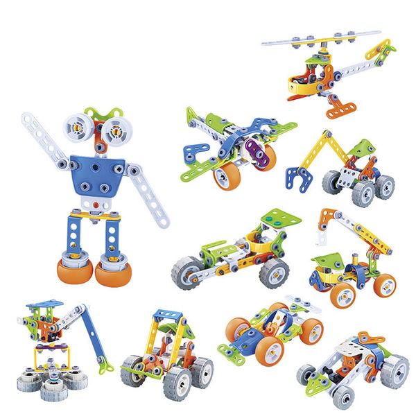 10 in 1 Creative Construction Building Erector Toys Set for Kids