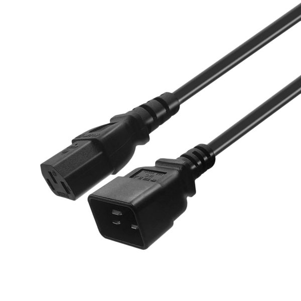 IEC 320 C13 to C20 AC Power Supply Extension Cord Adapter for PDU UPS(1 8M)