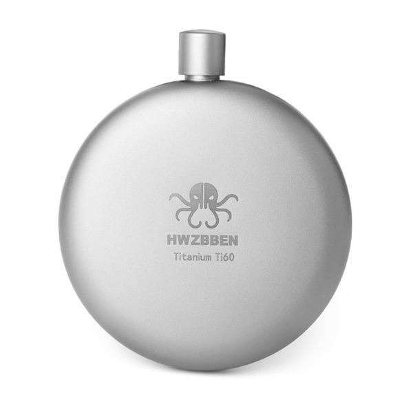Titanium Flask 170ml Leakproof for Outdoor Camping