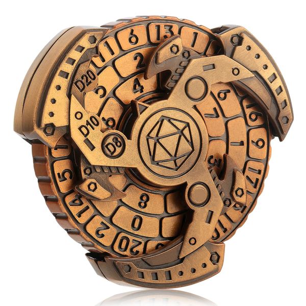 D&amp;D Themed Fidget Spinner 7-in-1 Metal dice Spinner for Dungeons and Dragon